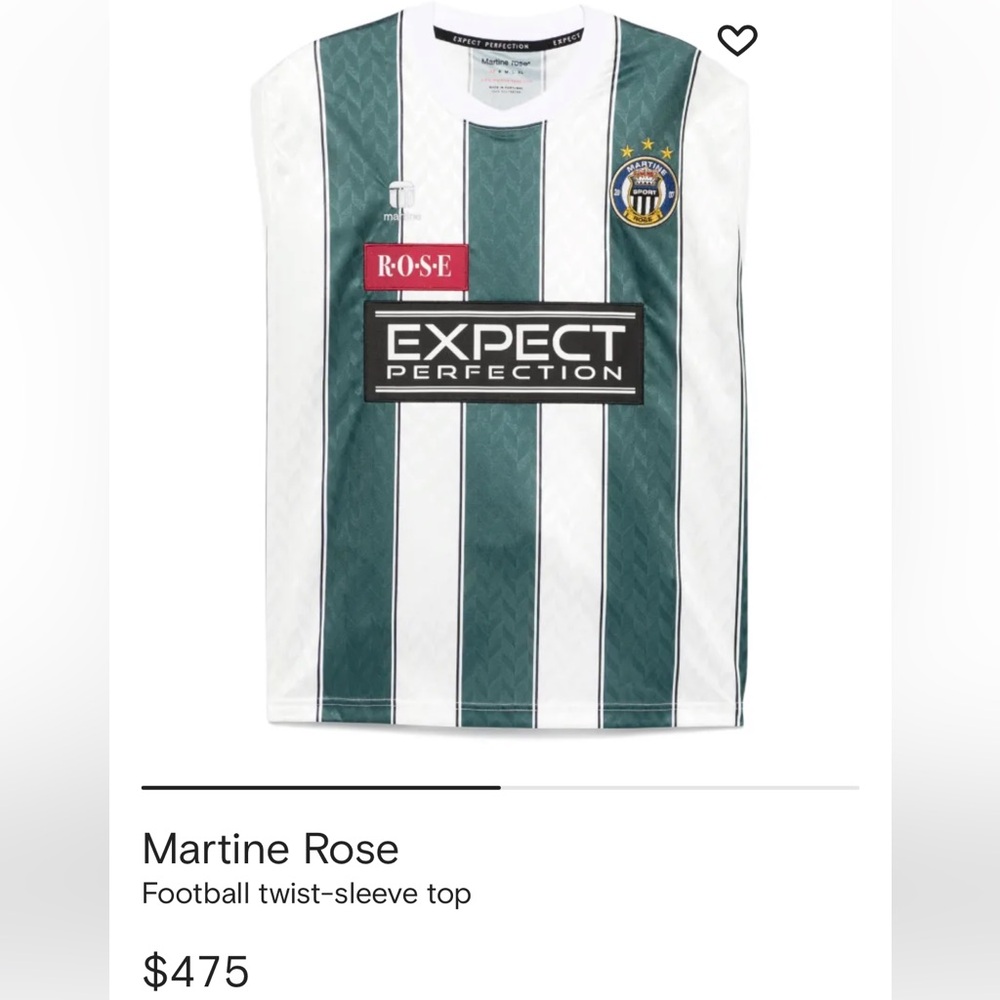 Mens Martine Rose Exclusive Jersey Shirt